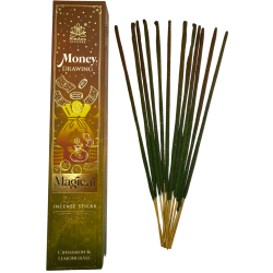 Himalaya Incense Magical Series Money Incense – 25 g Zimt- und Zitronengras-Masala-Räucherstäbchenbox