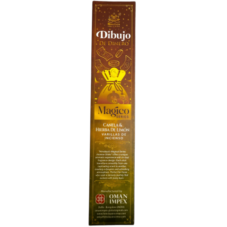 Incienso Atrae Dinero Magical Series Himalaya Incense - Cajita de 25gr. incienso masala Canela y Lemongrass