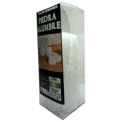 Velón Herboreo Piedra de Alumbre - Velón Esotérico 14x6cm - Purificador, Protector, Contra Envidias y Energías Negativas