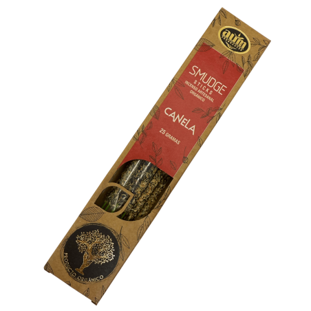 Incienso Orgánico Canela AUM Fragrances Smudge Sticks - 25gr.