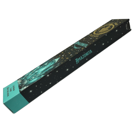 Amazonite Incense Hari Darshan Tribal Soul Crystal Magic - 1 pack of 15gr Organic Incense with Minerals