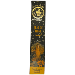 Encens Œil de Tigre Hari Darshan Tribal Soul Crystal Magic - 1 paquet de 15 gr d'encens biologique aux minéraux