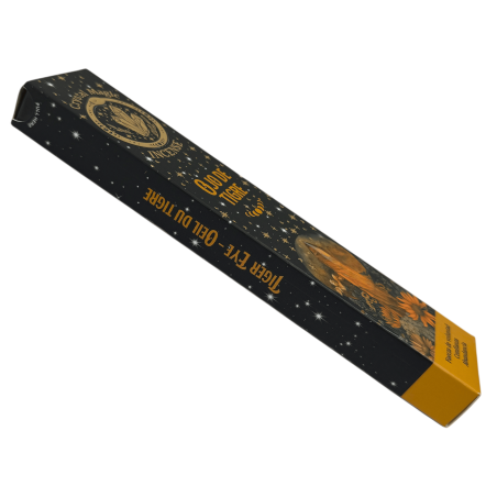 Incienso Ojo de Tigre Hari Darshan Tribal Soul Crystal Magic - 1 cajetilla de 15gr Incienso Orgánico con Minerales