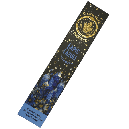 Encens Lapis Lazuli Hari Darshan Tribal Soul Crystal Magic - 1 paquet de 15 gr d'encens biologique aux minéraux