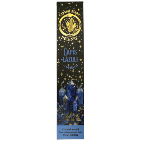 Encens Lapis Lazuli Hari Darshan Tribal Soul Crystal Magic - 1 paquet de 15 gr d'encens biologique aux minéraux