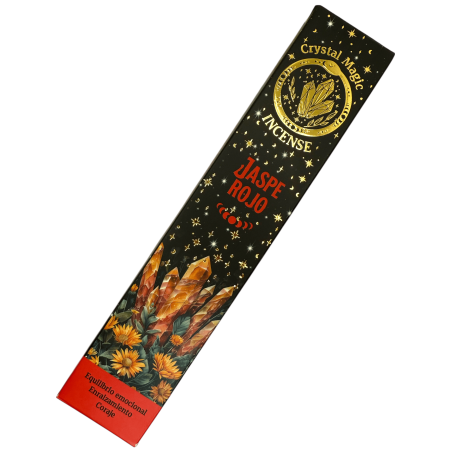 Tămâie Hari Darshan Tribal Soul Crystal Magic Red Jasper - 1 pachet de 15g tămâie organică cu minerale