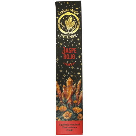 Tămâie Hari Darshan Tribal Soul Crystal Magic Red Jasper - 1 pachet de 15g tămâie organică cu minerale