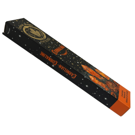 Hari Darshan Carnelian Incense Tribal Soul Crystal Magic - 1 pack of 15gr Organic Incense with Minerals