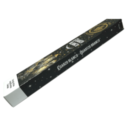 Incienso Cuarzo Blanco Hari Darshan Tribal Soul Crystal Magic - 1 cajetilla de 15gr Incienso Orgánico con Minerales