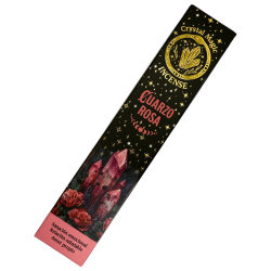 Kadzidło Hari Darshan Tribal Soul Crystal Magic Rose Quartz – 1 opakowanie 15 g organicznego kadzidła z minerałami