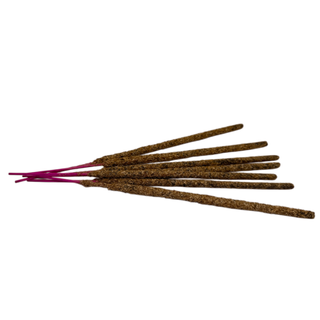 Incenso mágico de quartzo rosa Hari Darshan Tribal Soul Crystal - 1 pacote de 15g de incenso orgânico com minerais