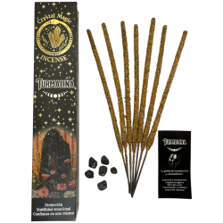 Kadzidło Hari Darshan Tribal Soul Crystal Magic Tourmaline - 1 opakowanie 15 g organicznego kadzidła z minerałami