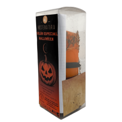 HOSTENATURA Specjalna świeca na Halloween – Usuwa złe energie, obfitość, nowe ścieżki... Zawiera kompletny rytuał i amulet