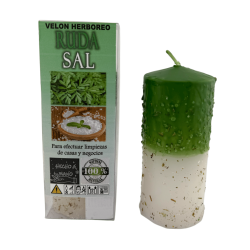 شمعة عشبية برائحة السذاب والملح - شمعة...