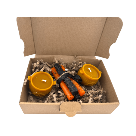 Set of Halloween Ritualized Candles HOSTENATURA