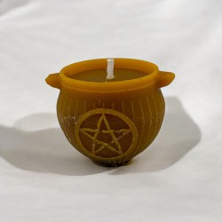Chaudron à miel avec pentagramme 4,6 x 5 cm - Miel authentique