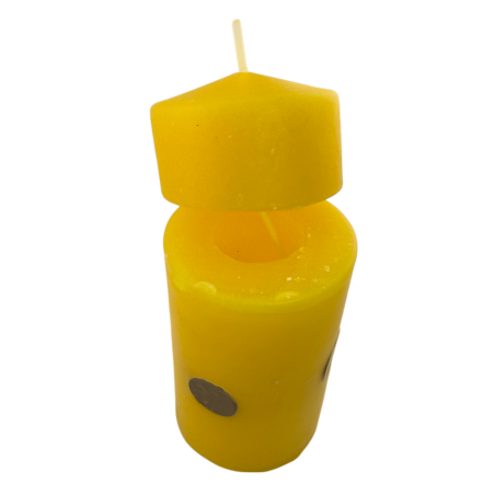 Powerful Money Charging Candle - Esoteric Candle 14x6cm - Attract money, prosperity and abundance