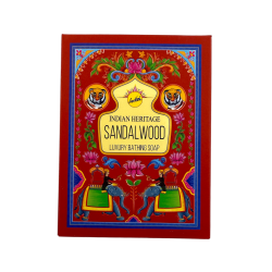 SREE VANI Mydło do kąpieli z olejkiem sandałowym Indian Heritage – kostka 75 g.