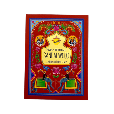 Jabón de Baño Sándalo SREE VANI Indian Heritage - Pastilla de 75gr.