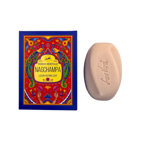 Mydło do kąpieli SREE VANI Indian Heritage Nag Champa - 75g w kostce.