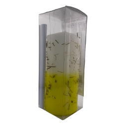 Candela alle erbe 7x7 Astrale - Candela esoterica 14x6cm - Protezione, purificazione, apertura di percorsi, prosperità...
