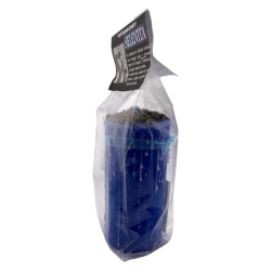 Selenite Talisman Candle - Esoteric Candle with Special Amulet 14x6cm - Energy Cleansing, Pure Energy and Divine Protection