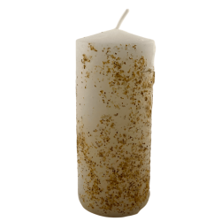 Vela de Alho Herbal - Vela Esotérica 14x6cm - Proteção, Atrai o bem, afasta o mal...