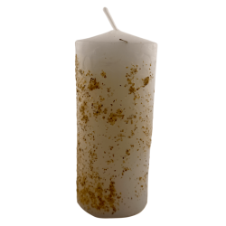 Velón Herboreo Ajo Macho - Velón Esotérico 14x6cm - Protección, Atrae el bien, retira el mal...