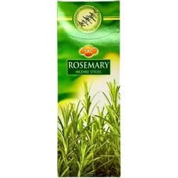 SAC Rosemary Wierook - Doos met 6 hexagonale verpakkingen van elk 20 stokjes, 120 wierookstokjes