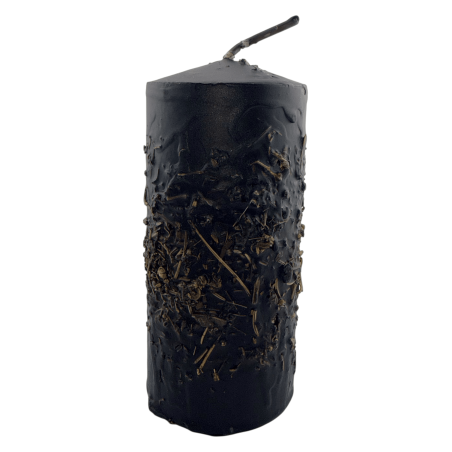Velón Herboreo Contra el Mal de Ojo - Velón Esotérico 14x6cm - Contra las malas energías del otro