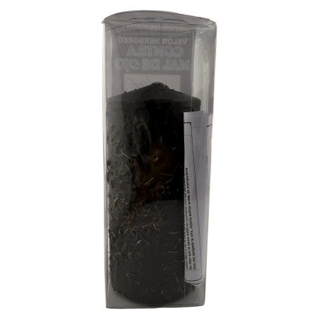 Velón Herboreo Contra el Mal de Ojo - Velón Esotérico 14x6cm - Contra las malas energías del otro