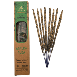 オーガニックルーインセンスボックスAROMA Nature - 太いスティック8本入り12箱