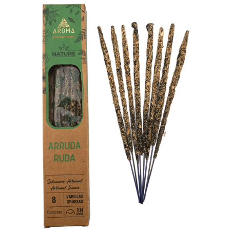 صندوق بخور رو العضوي AROMA نيتشر - 12 صندوقًا من 8 أعواد سميكة