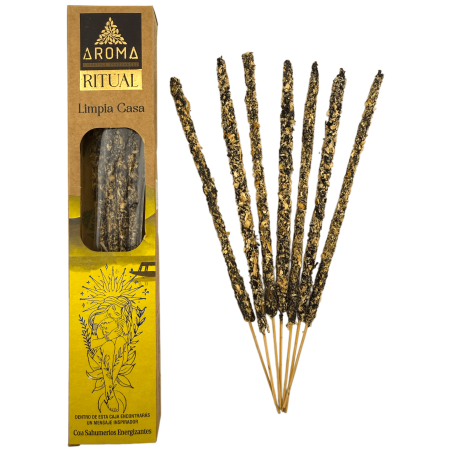 Bio-Räucherstäbchen-Set für das AROMA – 12 Schachteln mit je 8 dicken Stäbchen
