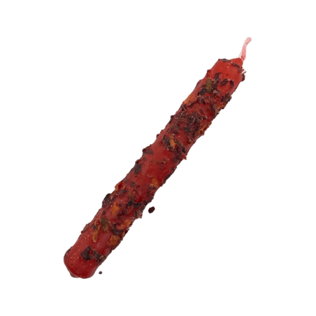 Kit de bougies rituelles d'amour HOSTENATURA - 10 bougies rouges aux herbes