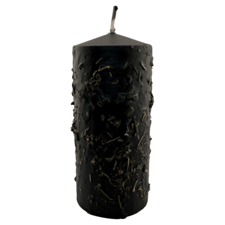 Vela de ervas que afasta tudo - Vela esotérica 14x6cm - Contra toda magia, afasta todas as energias negativas
