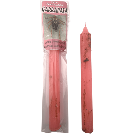 Bougie rituelle en forme de tique 18 cm - Amour inconditionnel dans toutes les relations