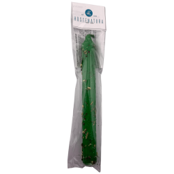Vela ritualizada de arruda 18cm - Limpa situações ou lugares negativos