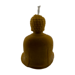 Vela de Meditação Buda de Mel 100% Mel - 12,4x8,2cm - 245g.