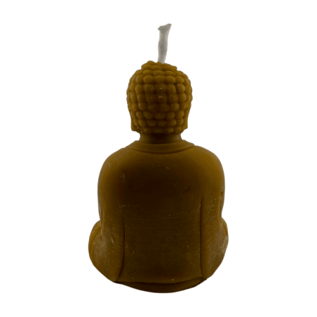 Vela Miel Buda Meditación 100% Miel - 12,4x8,2cm - 245gr.