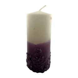 Vela de ervas para repelir espíritos - Vela esotérica 14x6cm - Repele e afasta espíritos e entidades.