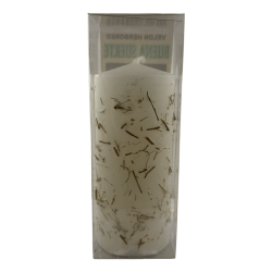 幸運のハーブキャンドル - 秘伝キャンドル 14x6cm - 良いものを引き寄せます