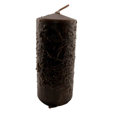 Lumânare din plante cu trandafir de Ierihon - Lumânare ezoterică 14x6cm - Speranță, schimbare personală, noroc și protecție