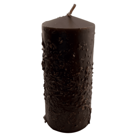 Vela de Ervas Rosa de Jericó - Vela Esotérica 14x6cm - Esperança, transformação pessoal, sorte e proteção
