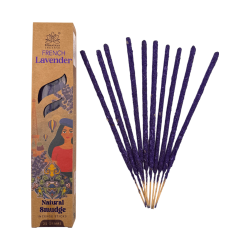 Tămâie naturală cu lavandă franceză Himalayan Soul Origins - cutie de 25g