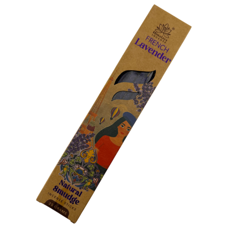 Incenso de Lavanda Francesa Natural Himalayan Soul Origins - Caixa com 25g