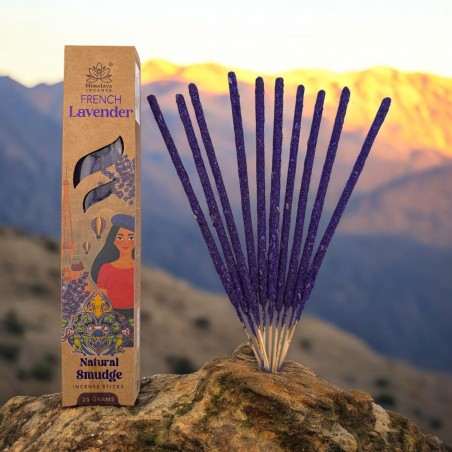 Natürlicher französischer Lavendel-Räucherstoff von Himalayan Soul Origins – 25-g-Packung
