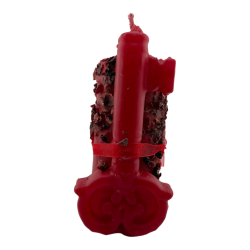 Key of Love Power Candle HOSTENATURA - 14x8cm - Handmade Esoteric Candle to Attract Love
