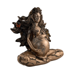 Resinfigur Gaia Moder Jordgudinna - 20x10x15cm