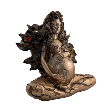 Harzfigur Gaia, Mutter Erde, Göttin – 20 x 10 x 15 cm